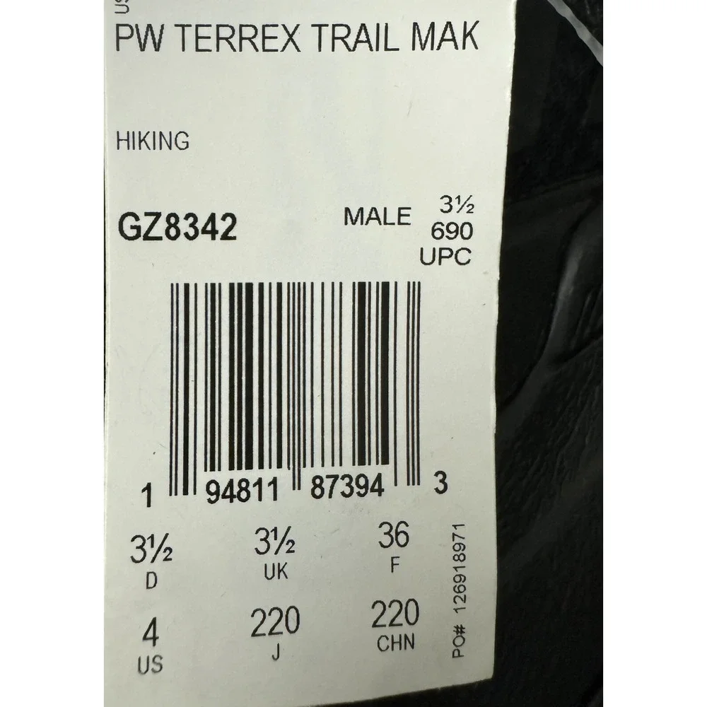 adidas Terrex Trailmaker GTX Mid Pharrell Humanrace Black Men's 4 Women's 5